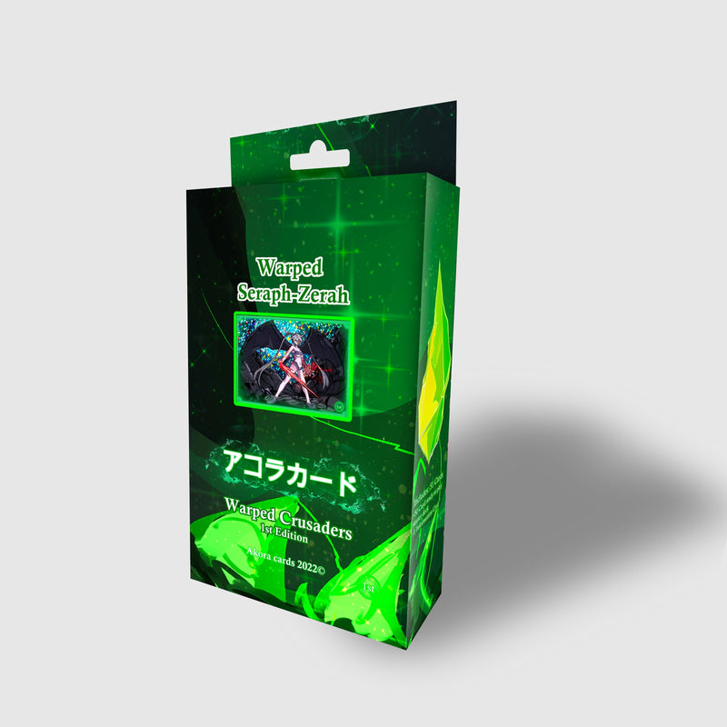 Warped Crusaders Theme Deck - Warped Seraph-Zerah [1st Edition] (WC1E) - Akora TCG Sealed