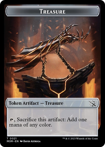 Treasure (0021) // Zombie Double-Sided Token (0) [MOM]