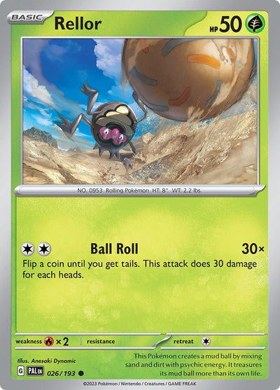 Rellor (026/193) (SV02: Paldea Evolved)
