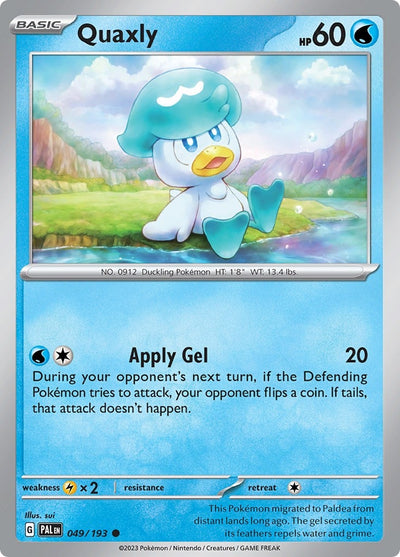 Quaxly (049/193) (SV02: Paldea Evolved)