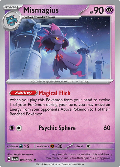 Mismagius (088/193) (SV02: Paldea Evolved)