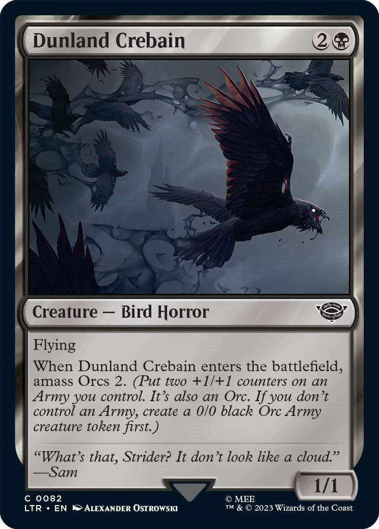 Dunland Crebain (82) [LTR] - MTG Single