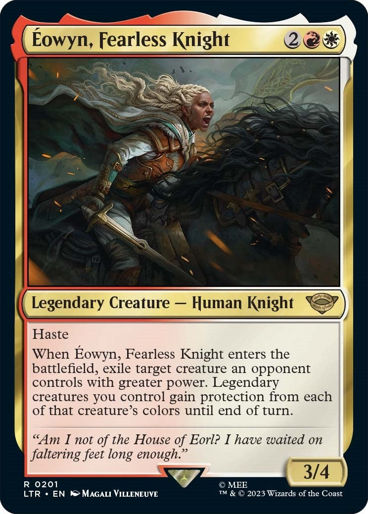 Eowyn Fearless Knight (201) [LTR] - MTG Single