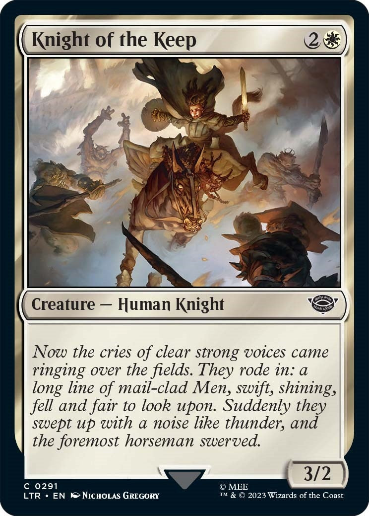 Knight of the Keep (291) [LTR] - MTG Single