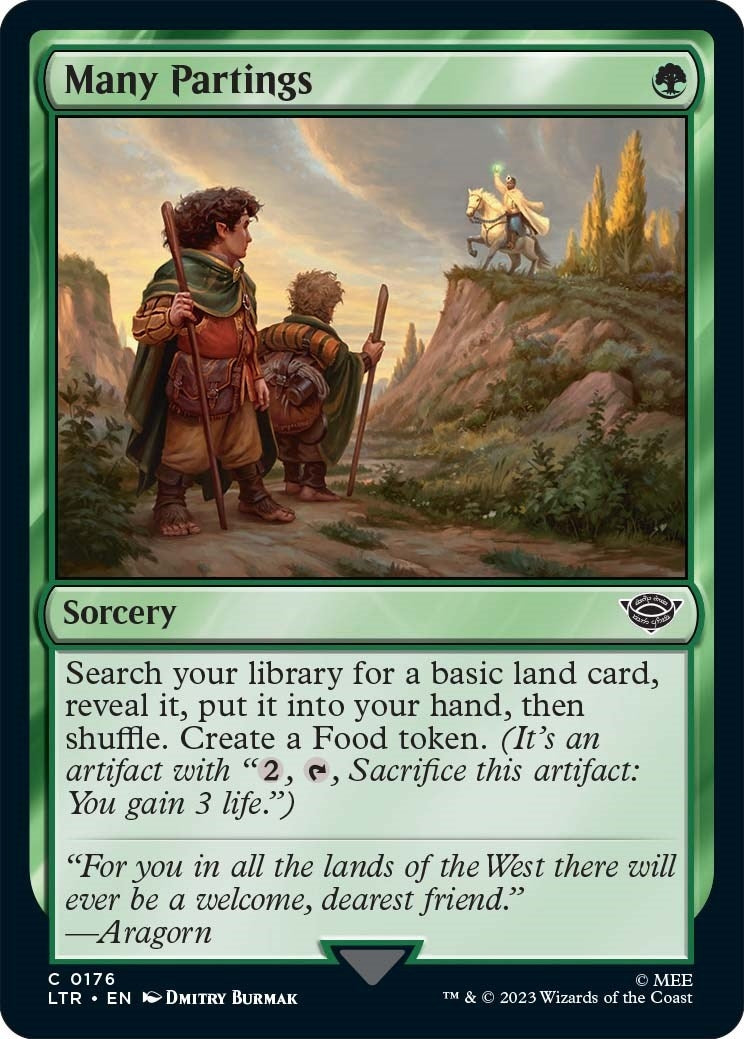 Many Partings (176) [LTR] - MTG Single