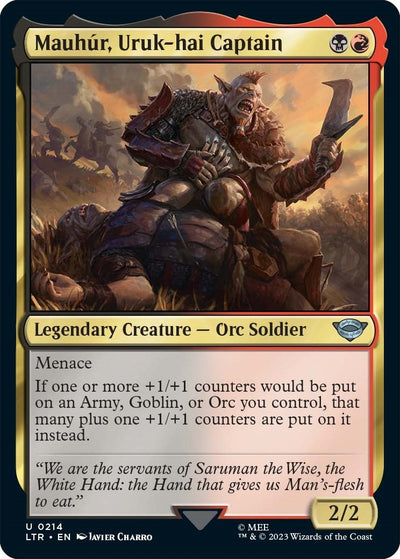 Mauhur, Uruk-hai Captain (214) [LTR]