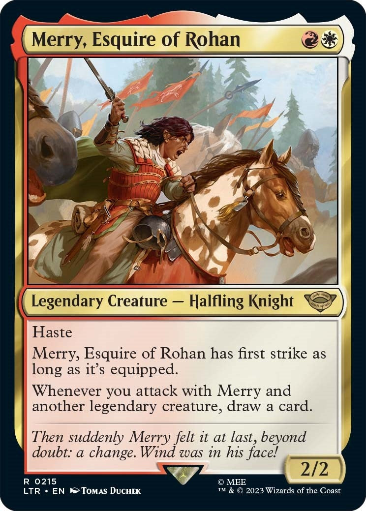Merry Esquire of Rohan (215) [LTR] - MTG Single