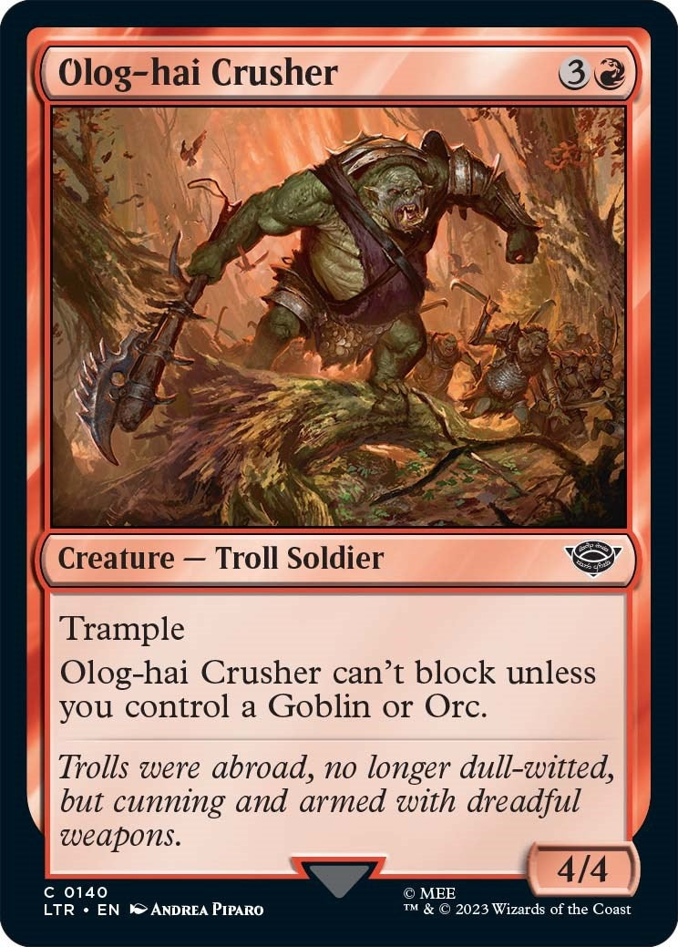Olog-Hai Crusher (140) [LTR] - MTG Single