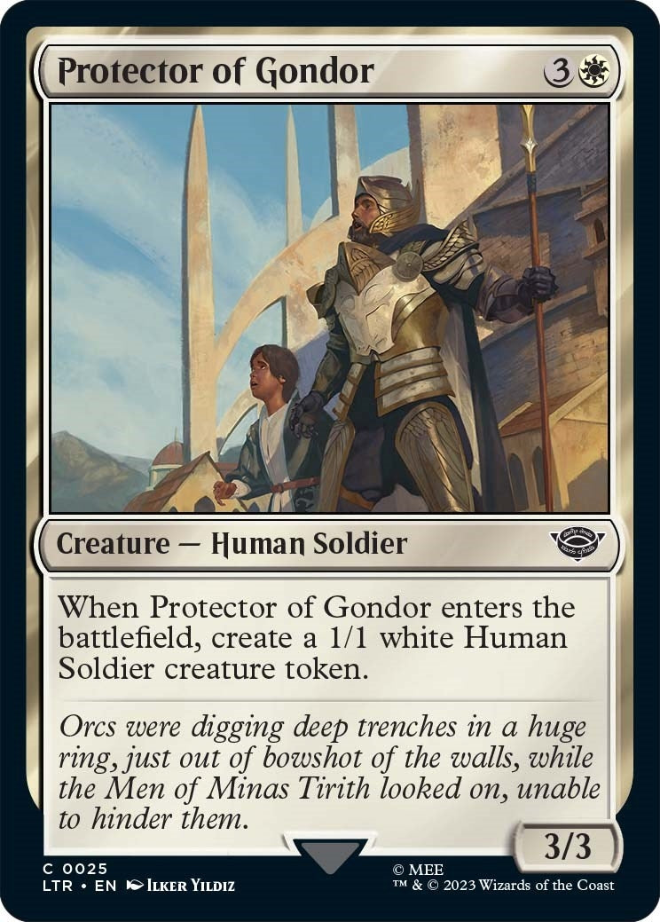 Protector of Gondor (25) [LTR] - MTG Single