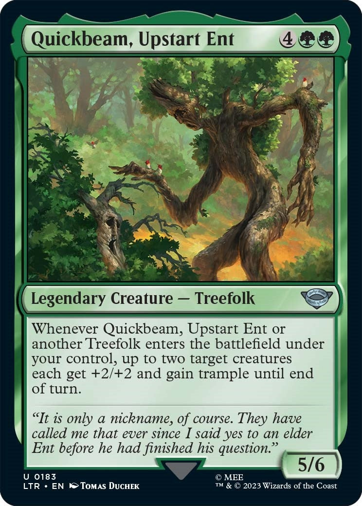 Quickbeam Upstart Ent (183) [LTR] - MTG Single