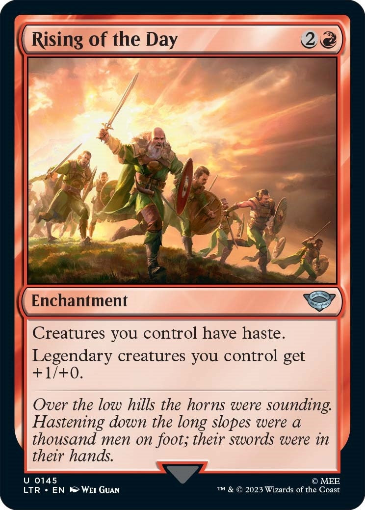 Rising of the Day (145) [LTR] - MTG Single
