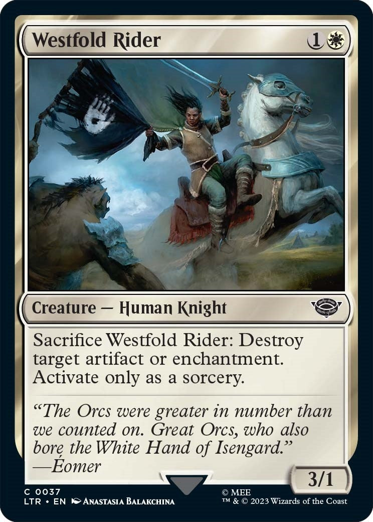Westfold Rider (37) [LTR] - MTG Single
