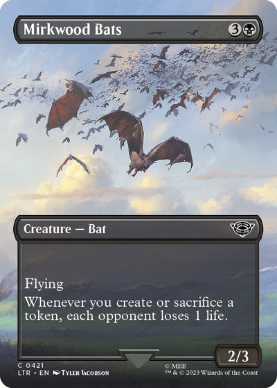 Mirkwood Bats (Borderless) (421) [LTR]