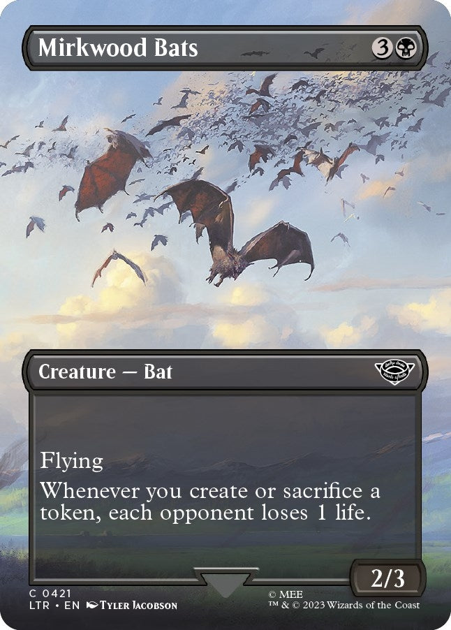 Mirkwood Bats (Borderless) (421) [LTR] - MTG Single