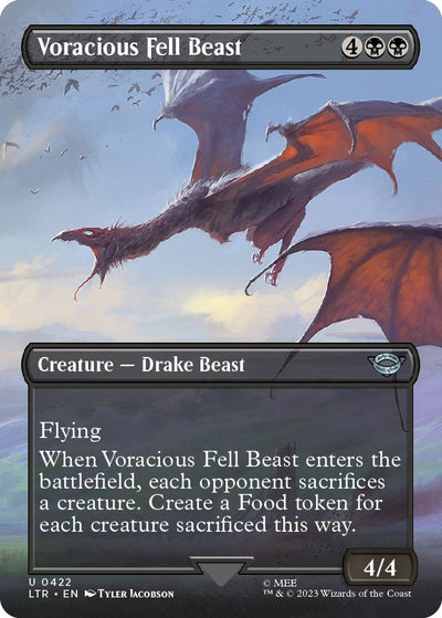 Voracious Fell Beast (Borderless) (422) [LTR]