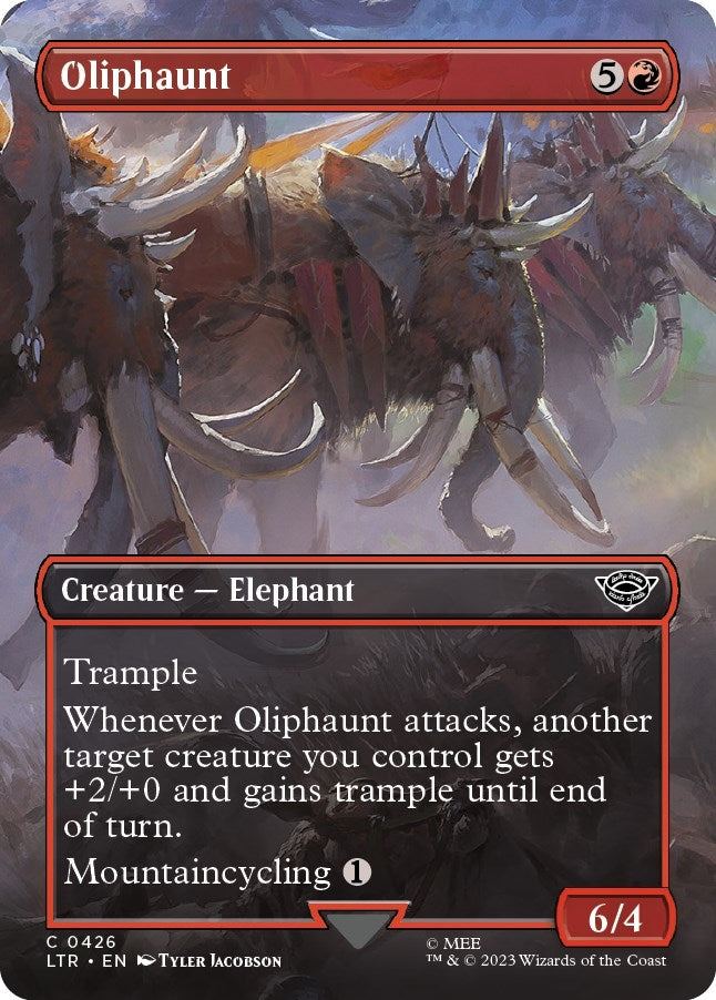 Oliphaunt (Borderless) (426) [LTR] - MTG Single