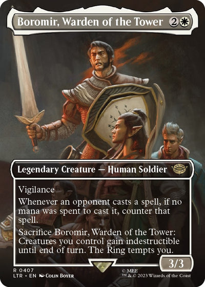 Boromir, Warden of the Tower (Borderless) (407) [LTR]