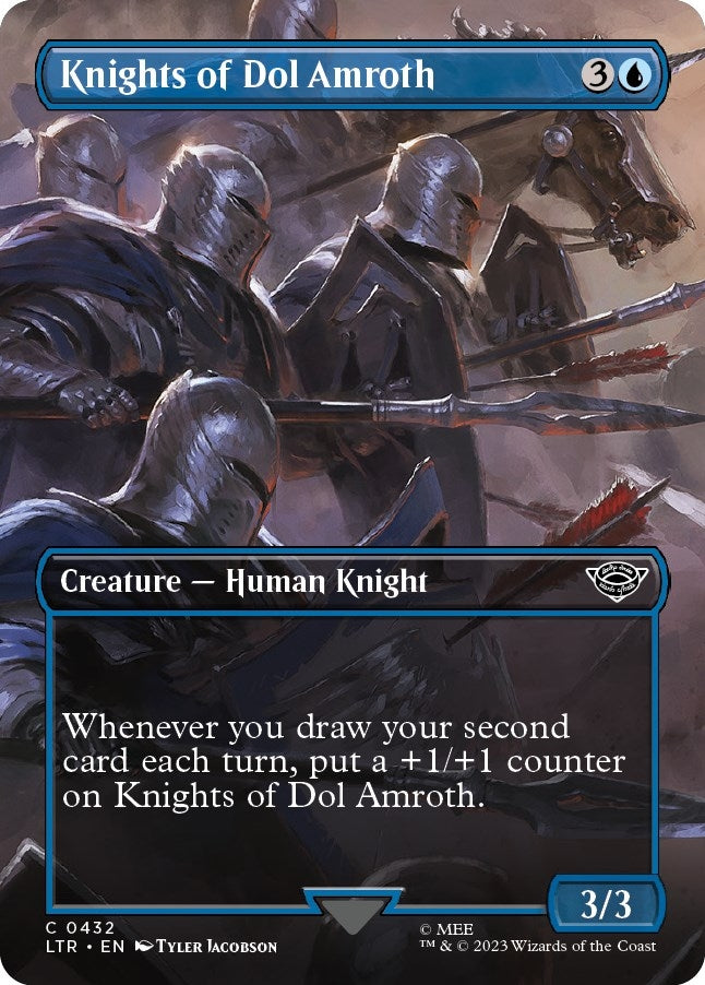 Knights of Dol Amroth (Borderless) (432) [LTR] - MTG Single