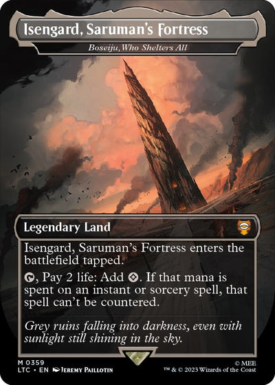 Isengard, Saruman's Fortress - Boseiju, Who Shelters All (359) [LTC]