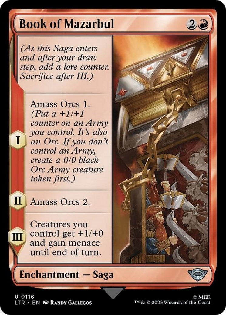 Book of Mazarbul (116) [LTR] - MTG Single