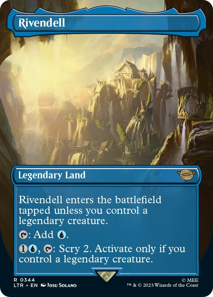 Rivendell (Borderless) (344) [LTR] - MTG Single