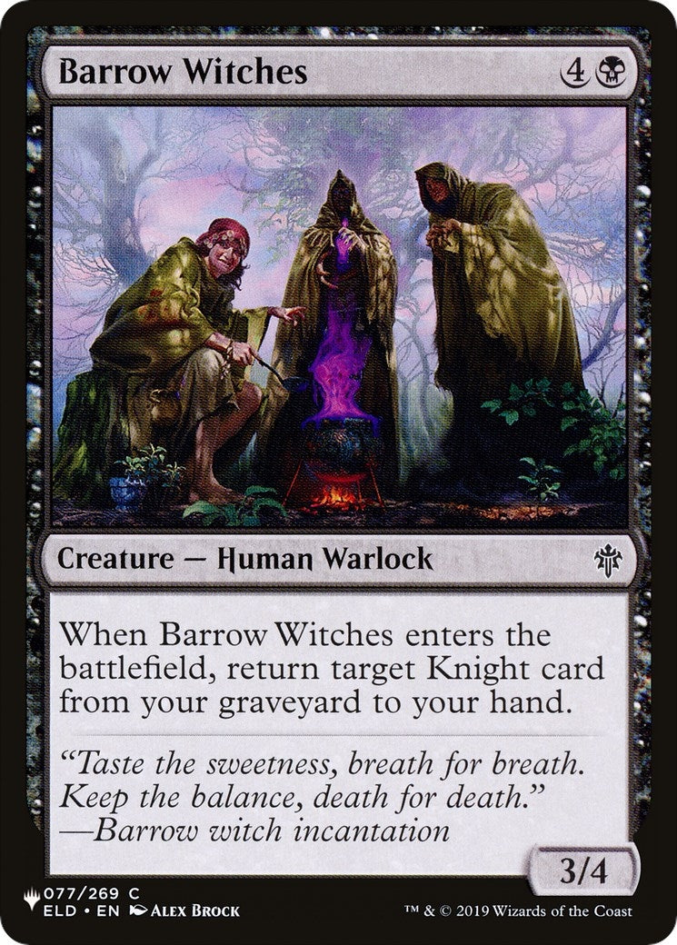 Barrow Witches (77) [LIST] - MTG Single