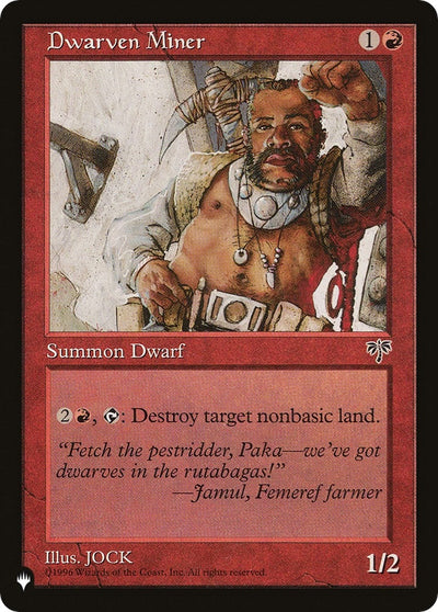 Dwarven Miner [LIST]