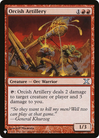 Orcish Artillery (220) [LIST]