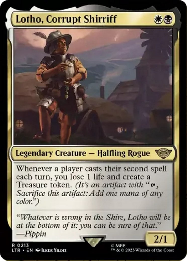 Lotho Corrupt Shirriff (213) [LTR] - MTG Single