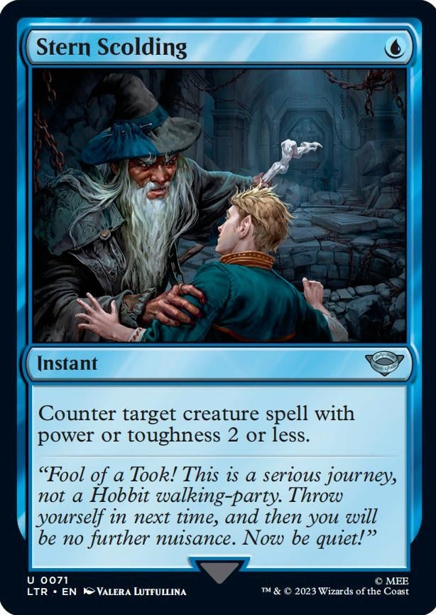 Stern Scolding (71) [LTR] - MTG Single