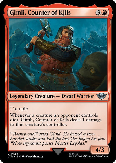 Gimli, Counter of Kills (129) [LTR]