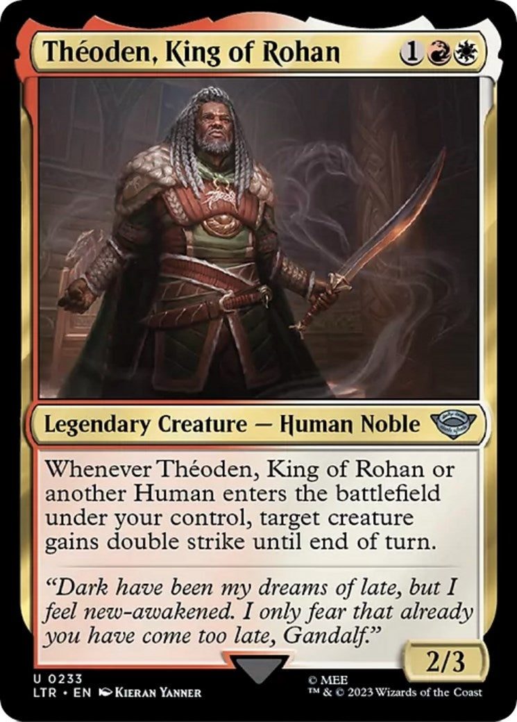Theoden King of Rohan (233) [LTR] - MTG Single