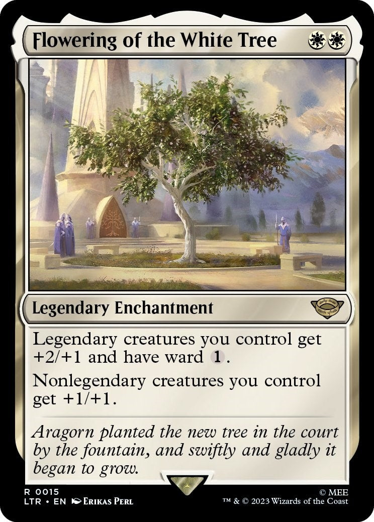 Flowering of the White Tree (15) [LTR] - MTG Single