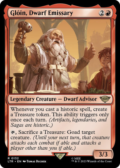 Gloin, Dwarf Emissary (132) [LTR]