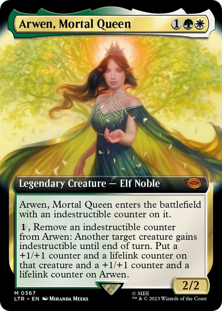 Arwen Mortal Queen (Extended Art) (367) [LTR] - MTG Single