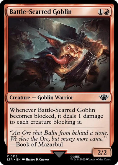 Battle-Scarred Goblin (115) [LTR]