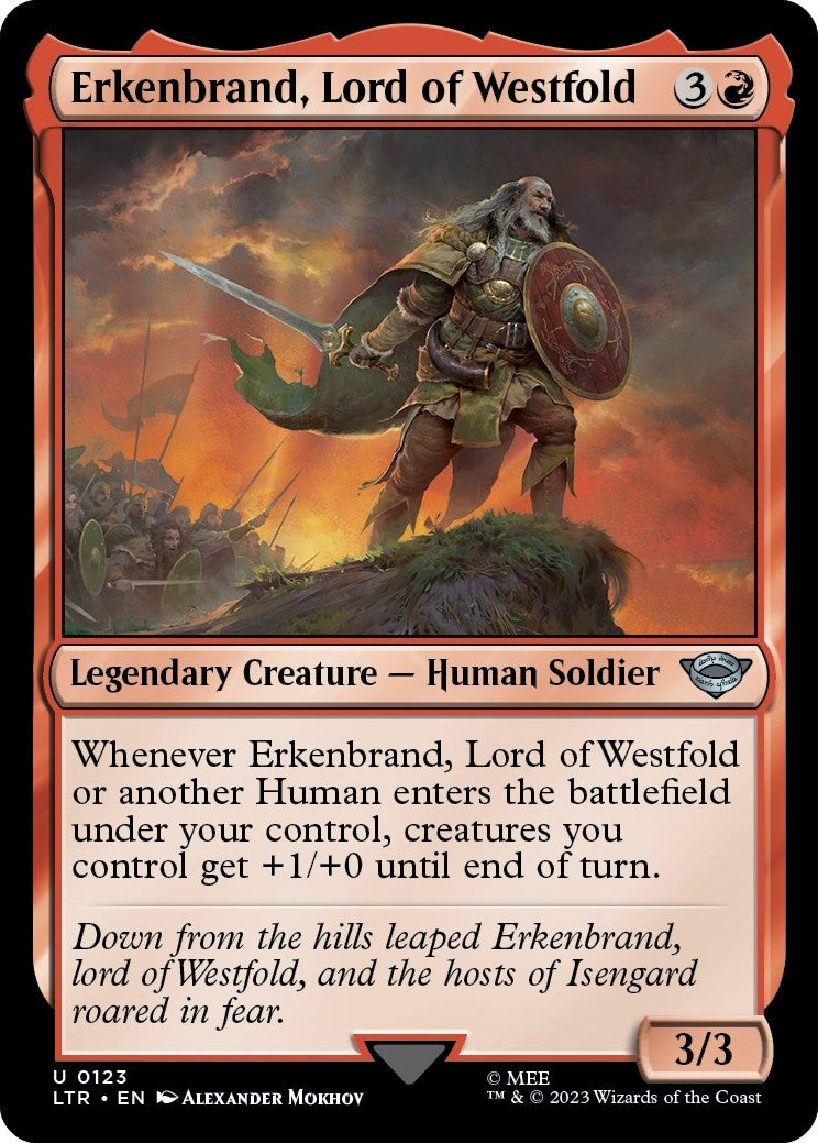 Erkenbrand Lord of Westfold (123) [LTR] - MTG Single