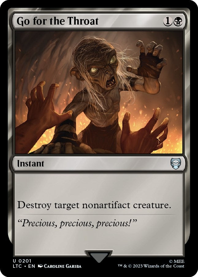 Go for the Throat (201) [LTC] - MTG Single