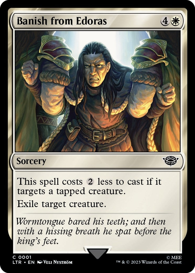 Banish from Edoras (1) [LTR] - MTG Single