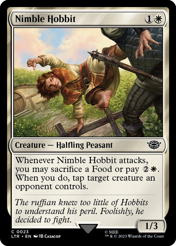 Nimble Hobbit (23) [LTR] - MTG Single
