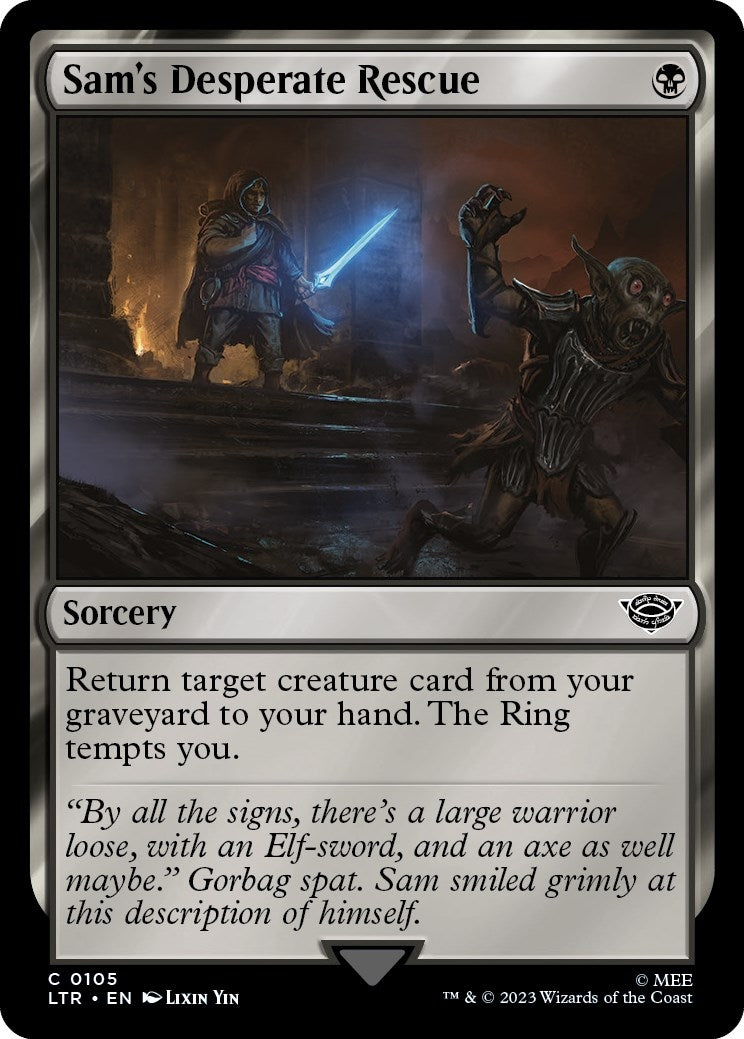 Sam’s Desperate Rescue (105) [LTR] - MTG Single
