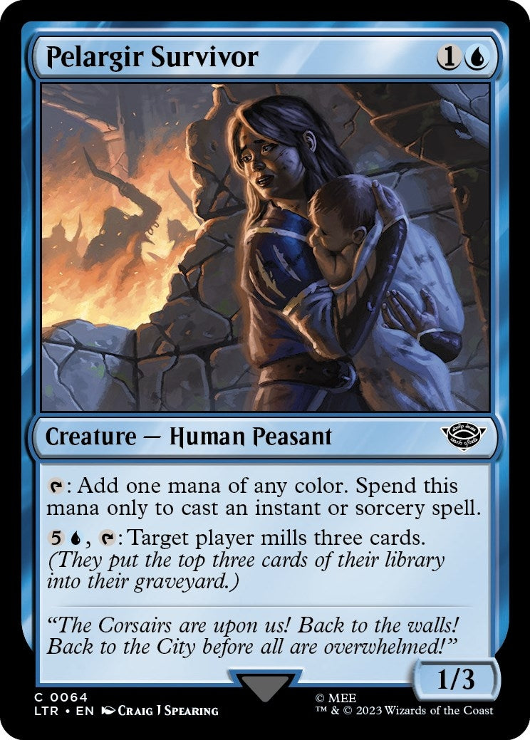 Pelargir Survivor (64) [LTR] - MTG Single