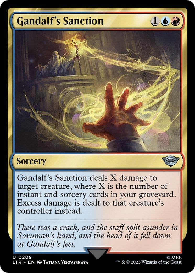 Gandalf’s Sanction (208) [LTR] - MTG Single