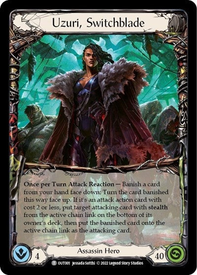 Uzuri Switchblade // Ponder (0) [OUT] - Flesh and Blood TCG Single