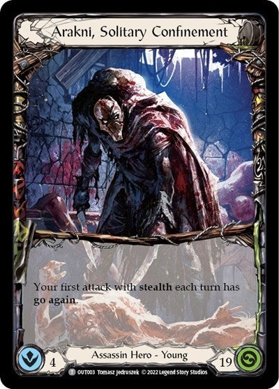 Arakni Solitary Confinement // Uzuri (0) [OUT] - Flesh and Blood TCG Single