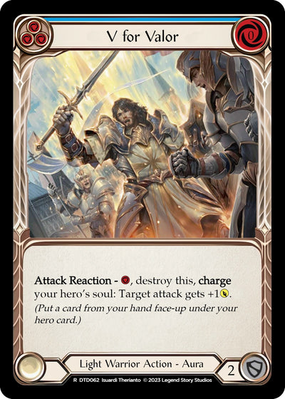 V for Valor (Blue) (62) [DTD]