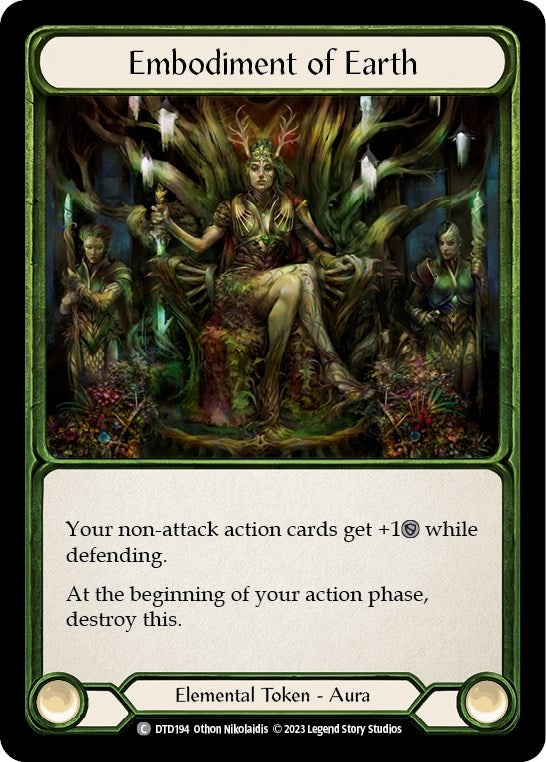 Embodiment of Earth (194) [DTD] - Flesh and Blood TCG Single