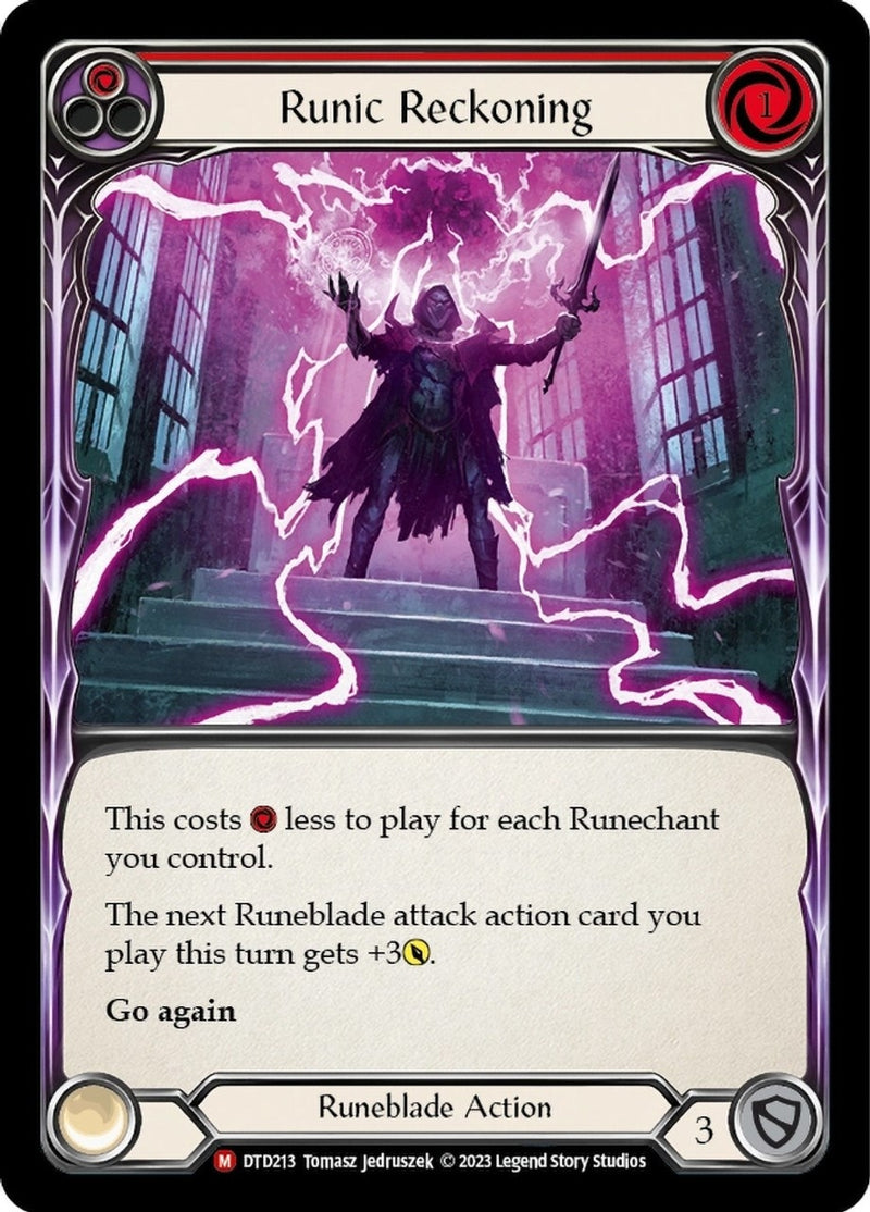 Runic Reckoning (213) [DTD] - Flesh and Blood TCG Single