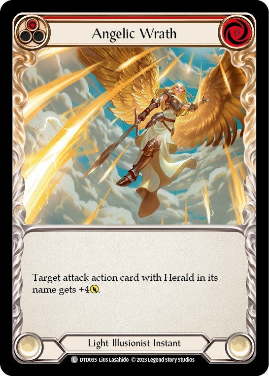 Angelic Wrath (Red) (35) [DTD] - Flesh and Blood TCG Single
