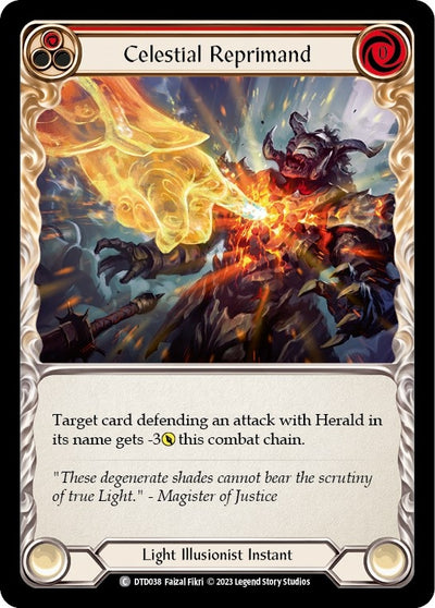 Celestial Reprimand (Red) (38) [DTD]